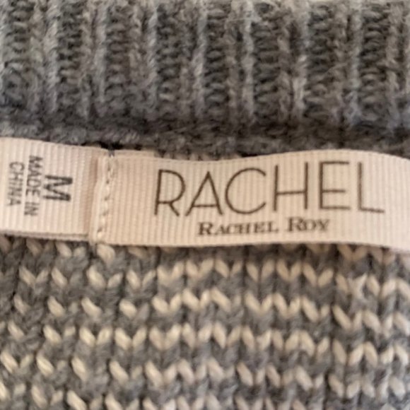 Two Sweaters - Rachel Rachel Roy and Jessica Simpson Gray Sweaters Size M - Picture 15 of 16